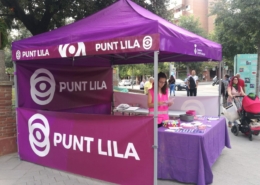 carpa punt lila hospitalet del llobregat