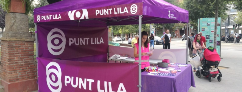 carpa punt lila hospitalet del llobregat